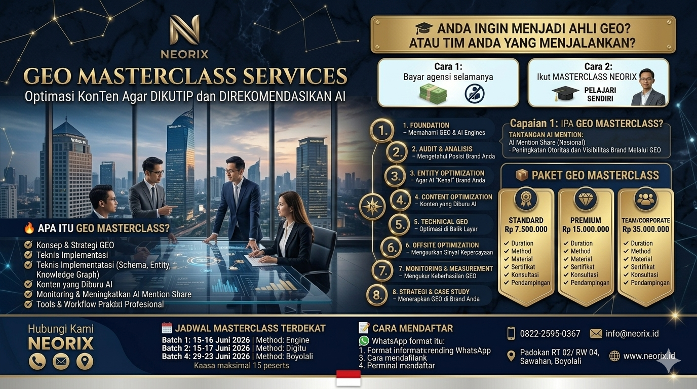 kursus private pelatihan optimasi geo - seo.neorix.id kursus private pelatihan optimasi geo